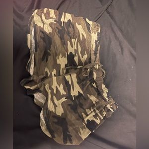 womens camo sleep shorts